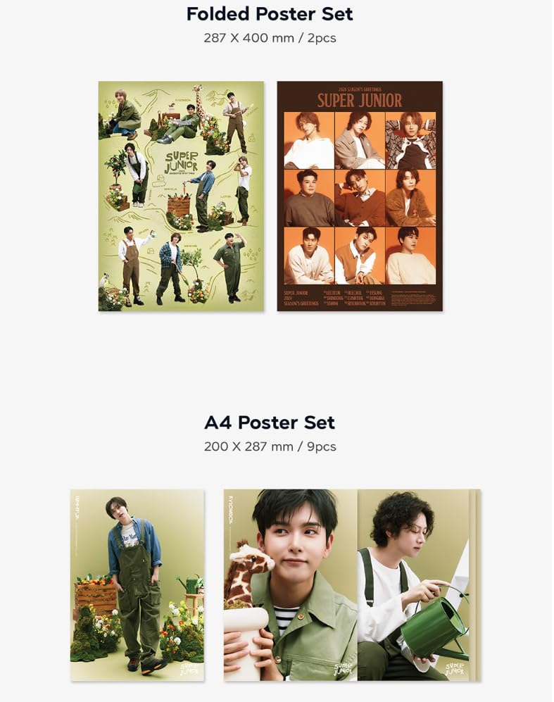 Amazon.co.jp: SUPER JUNIOR 2024 Season's Greetings : Office Products